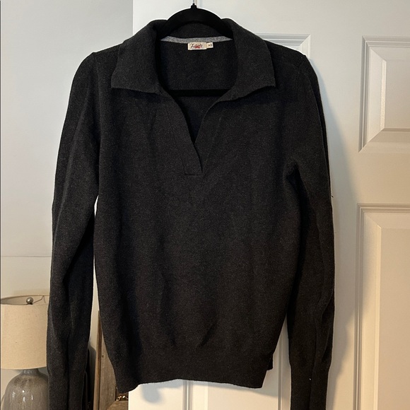 Faherty Jackson Polo Pullover in ash heather - Picture 2 of 7